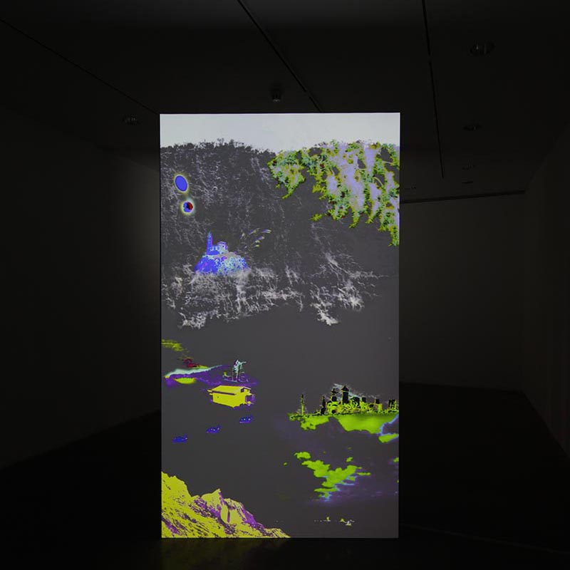 “Kishi no eizo”, 2010. HD video with sound, 10min, installation view. Photo by Tsuyoshi Saito. Courtesy of Contemporary Art Gallery, Art Tower Mito.